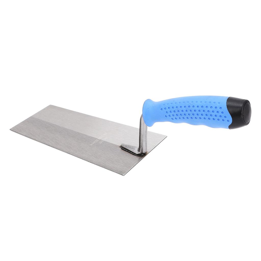 Glättkelle Edelstahl Flachkelle Gummigriff Hand Zement Weiche Tonkelle für