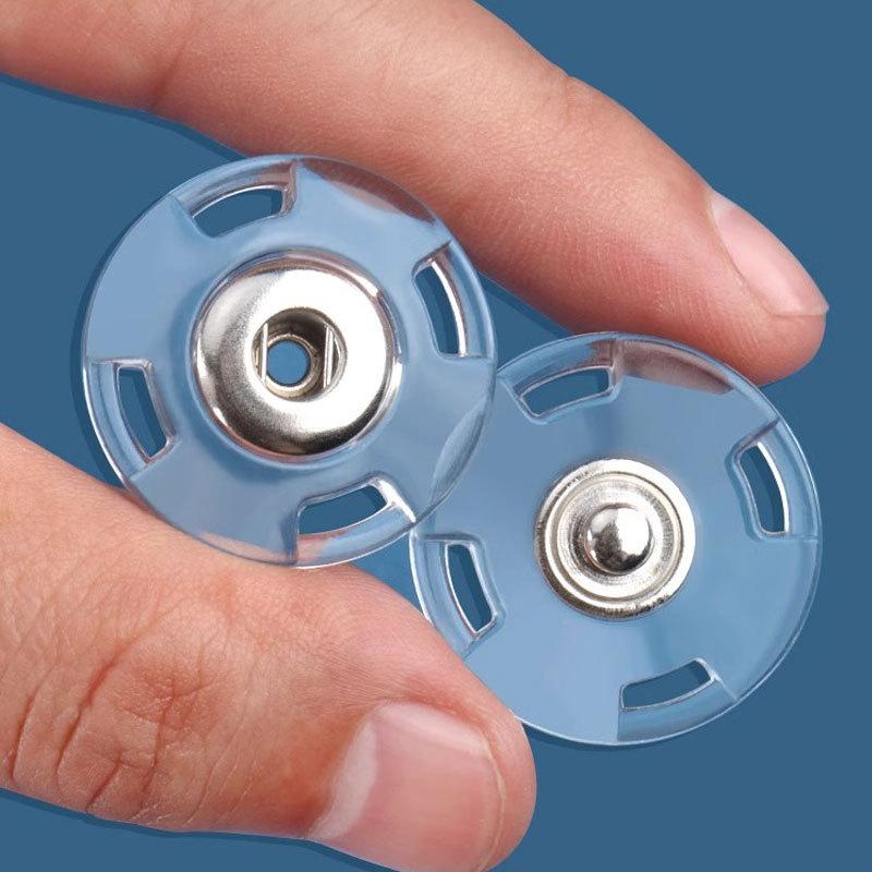 Transparent Hidden Button Mother And Child Button Clothes Coat Fur Invisible Fixed Button Press Button Sweater Cardigan Button