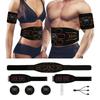 EMS Fitness Muscle Patch: Silicone Pulse Belt for Abdominal, Arm, and Leg Massage