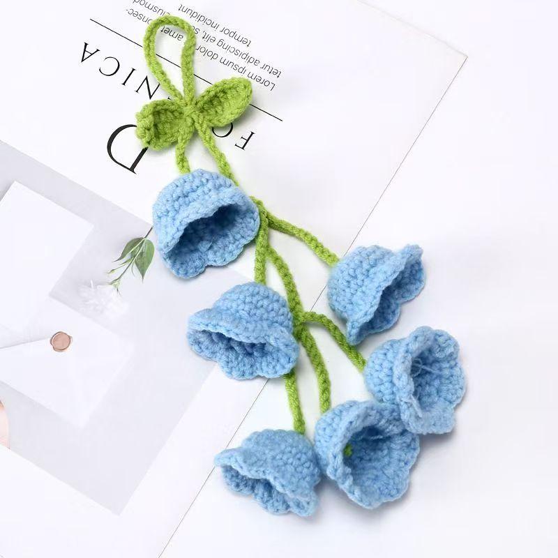 Přívěsek Květinová taška Pravá kůže Značka Originální design Nádherný ručně vyrobený přívěsek Simulovaná květina Osmanthus Tulipán Klíčenka