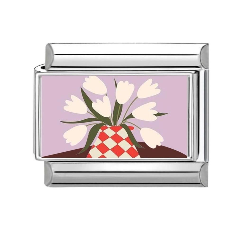 Colorful Charm Italian Links Cartoon Charm Bracelet Link  for Making DIY Jewelry