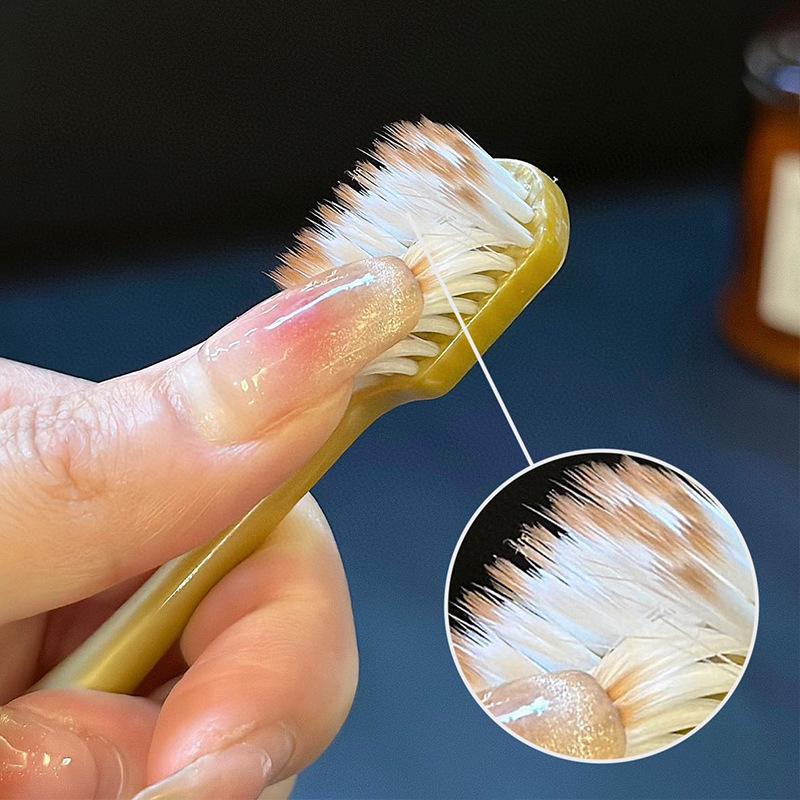 Wide Head Dense Silk Soft Toothbrush Adult Soft Fur High-density Household Deep Cleaning Mouth