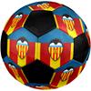 Valencia Club De Fútbol Soccer Ball Colorful All Ages Machine Stitched PVC Competition Ready Durable High-Bounce.SIZE5