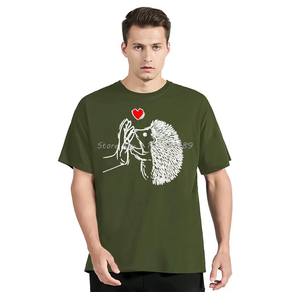 

Смешная анатомия ёжика Футболки для домашних животных Футболки с круглым вырезом Фитнес Короткие рукава Модная футболка Одежда Повседневная Базовые футболки XXXXXL армия зеленый