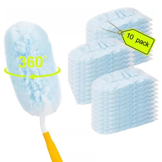 10 ks Elektrostatický prachový prachovnice Všestranná kompatibilita Nástroj na přitahování prachu Výkonné 360stupňové čištění