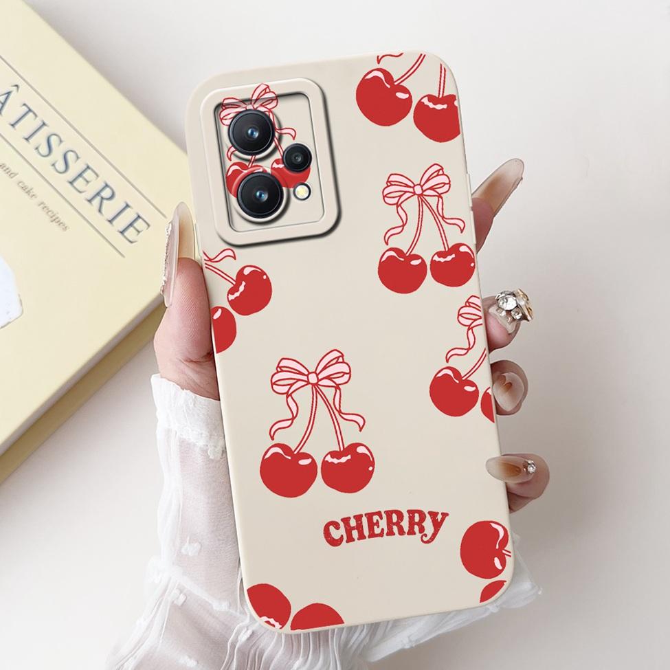 For Realme 9 4G Case RMX3521 Silicone Cute Cat Fashion Butterfly Flower Love Painted Shockproof Cover For Realme 9 4G Phone Case