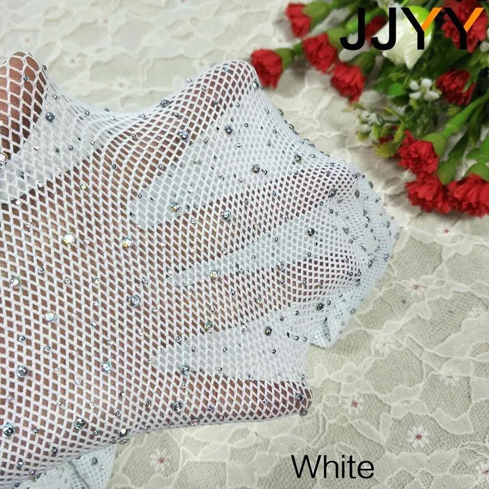 Trendy Shiny Fishnet Tights Small Mesh Glitter Pantyhose Hot-drilled Thin Stockings Women Girl
