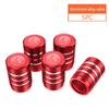 RXDMV1 5Pcs Car Tire Valve Caps Auto Tyre Air Stem Dust Cover for Car Styling For Alfa Romeo Giulietta Giulia GT Mito Brera F1 Stelvio