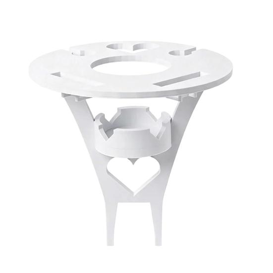 Outdoor Wine Glass Rack Portable Compact with Ground Stake Easy To Assemble Rack for Outdoor Activities