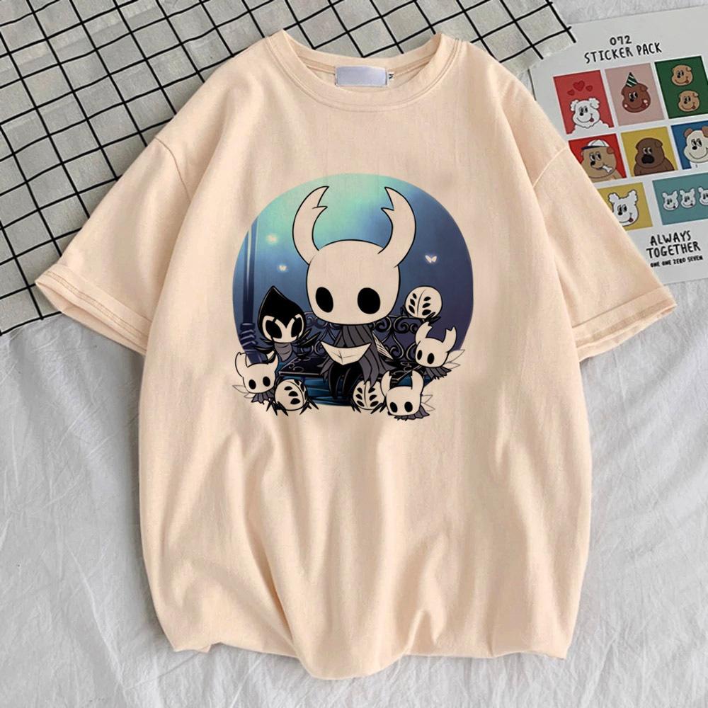 

Hollow Knight tshirt female Comfortable 80s Classic Pop Culture aesthetic tshirt anime harajuku 80s University 2000s Grunge 2XL