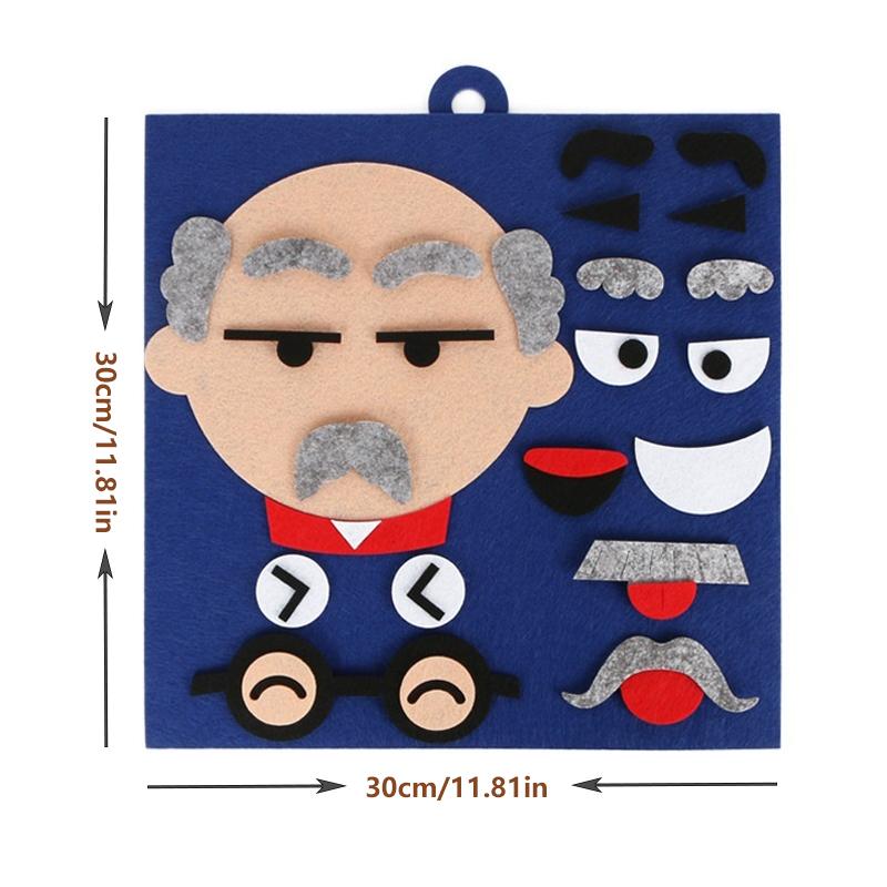 

1/4Pcs Diy Emotion Change Game Toys Creative Facial Expression Kids Learning Educational Toys For Kids Playful Set Fun Present