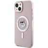 Karl Lagerfeld KLHMP15MHFCCNOP iPhone 15Plus / 14 Plus 6.7" Pink Hardcase IML Choupette MagSafe