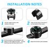 Motorcycle Quartz Watch Aluminum Luminous Clock Universal Bicycle Handlebar Mount Clock Time Display Waterproof Moto Accessories