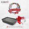 Home Set of 8 Durable Non-Stick Carbon Steel Baking Bricks for Easy Storage