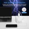 Stromleisten mit US-Stecker, 8 Steckdosen, 4 USB-Anschlüsse(2 USB-C), Geflochtenes Verlängerungskabel, Überspannungsschutz-Adapter für Zuhause