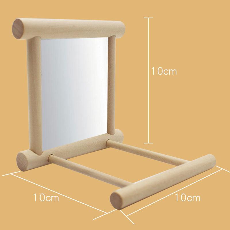 Bamboo Wood Yellow Wooden Cloud Ladder Climbing Jump Platform Durable And Eco-friendly Bird Parrot