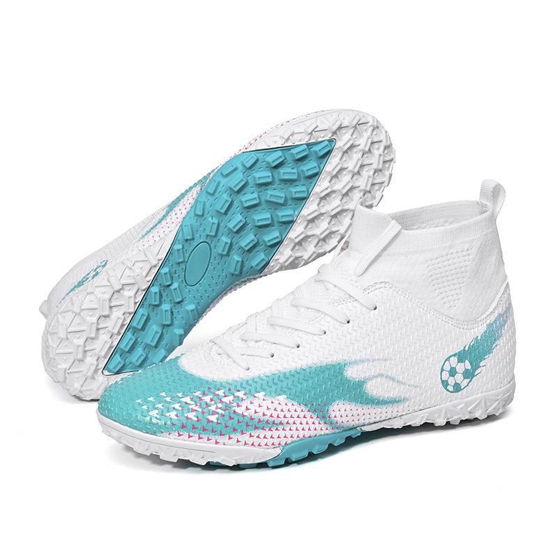 High-top football shoes men's new 2025 nail sports shoes, sneakers, long nails for training, a broken student shoe