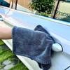SHSCLY Microfiber Car Wash Towel, Super Absorbent, Cloth, Double Sided, Compact Size, Gray,