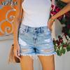 Women's Fashion Casual Solid Color Print High Waist Sport Shorts