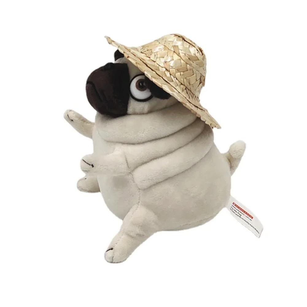 Peluche Kawaii 15cm cane l'Elfo Carlino Grasso Carlino Seduto Cani Giocattolo Bambole di Pezza per Bambini Regalo di Compleanno Bambole