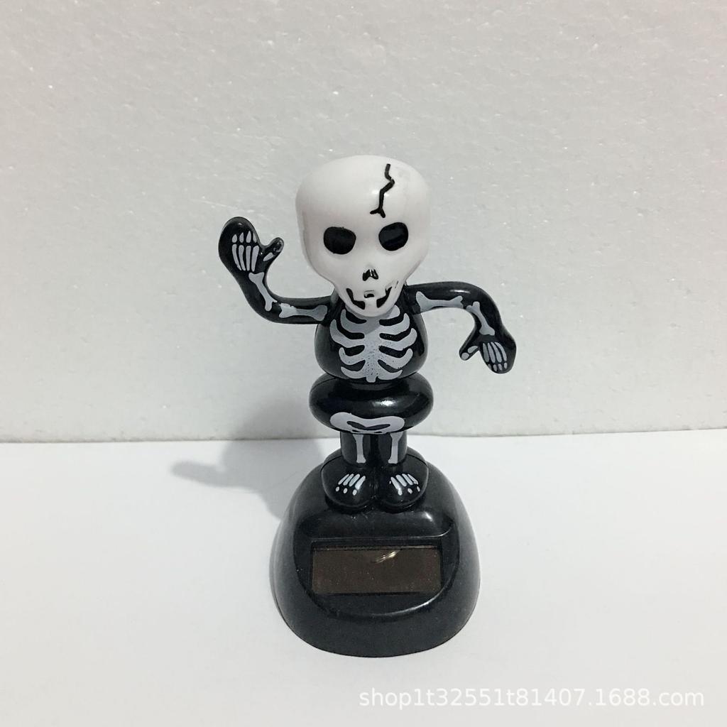Solar Powered Dancing Halloween Swinging Animated Bobble Dancer Toy Car Decor Boy Girl Handcrafted Gift Birthday Present Party