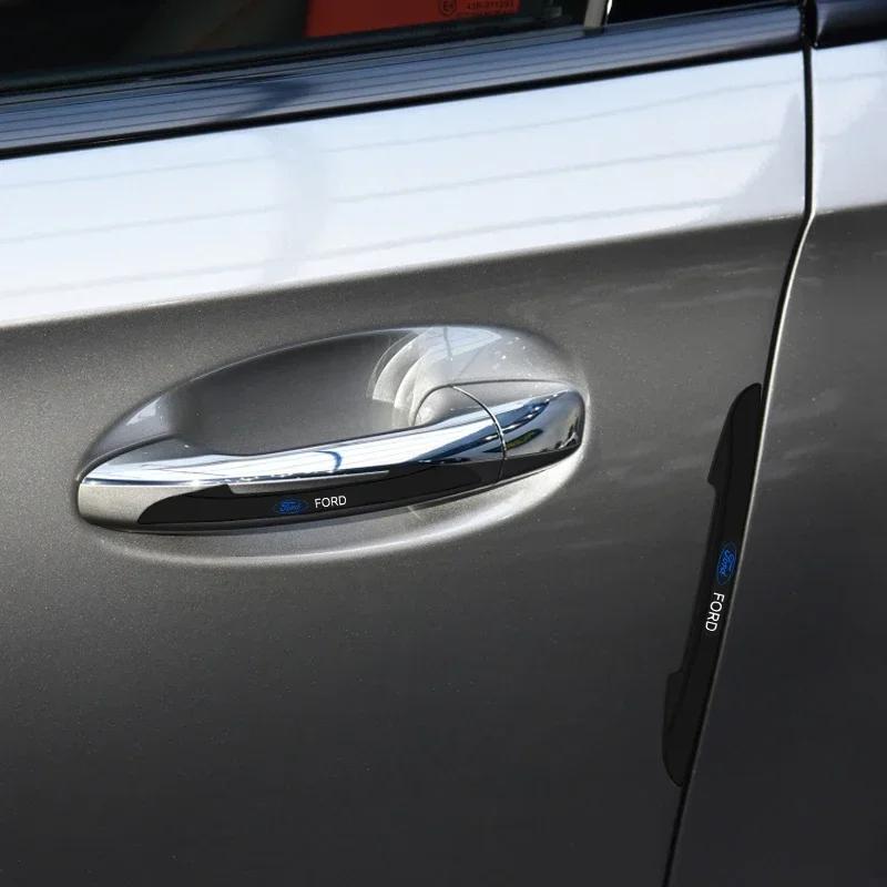 Adesivo per auto 2026 Ford 4 pezzi Striscia protettiva in silicone per paraurti e portiere per Ford Focus ST 2 Fiesta Mk3 2011 F150 Ranger Fusion