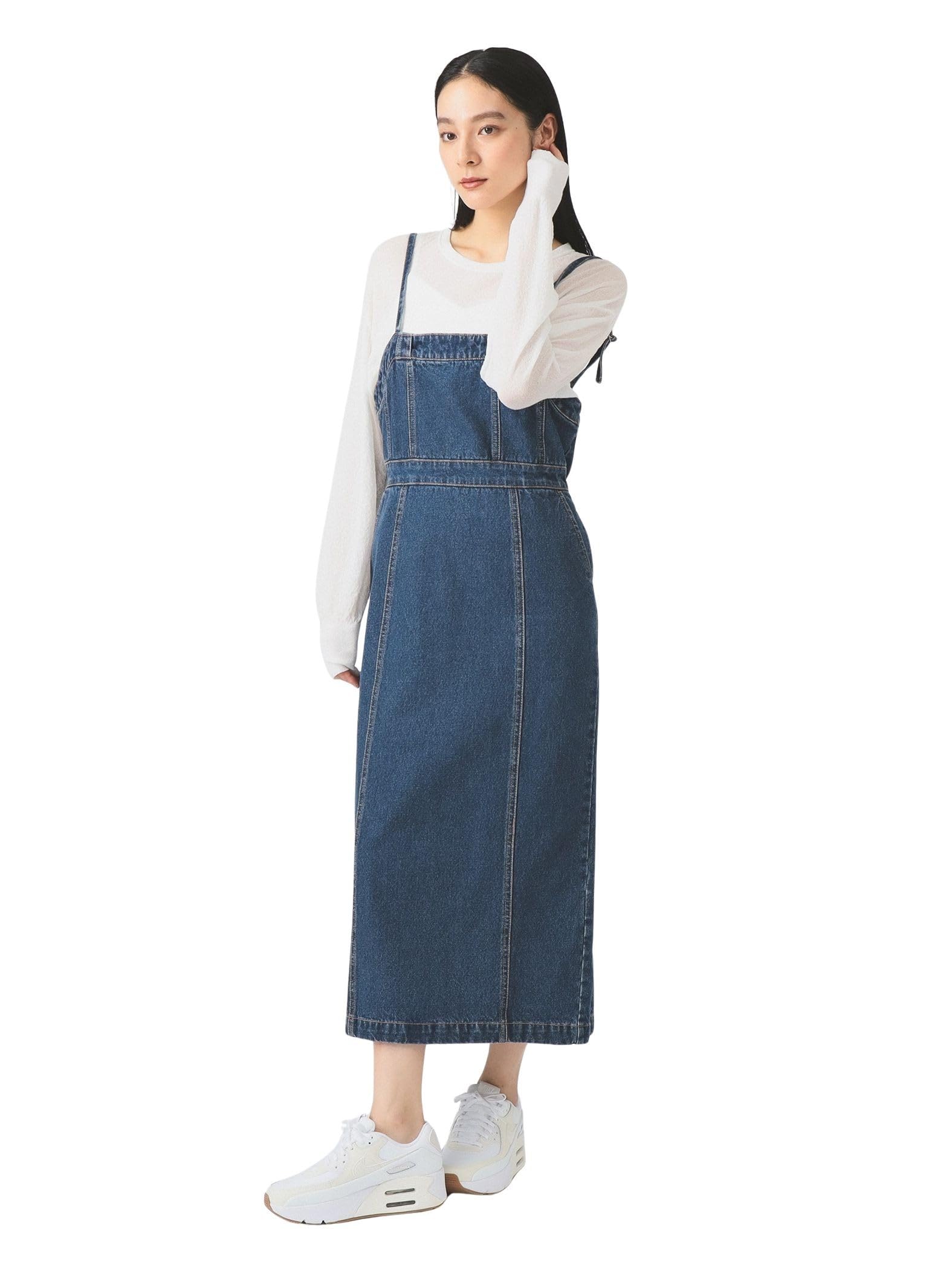 Женское облегающее джинсовое платье-топ Ray Beams, Синий 1