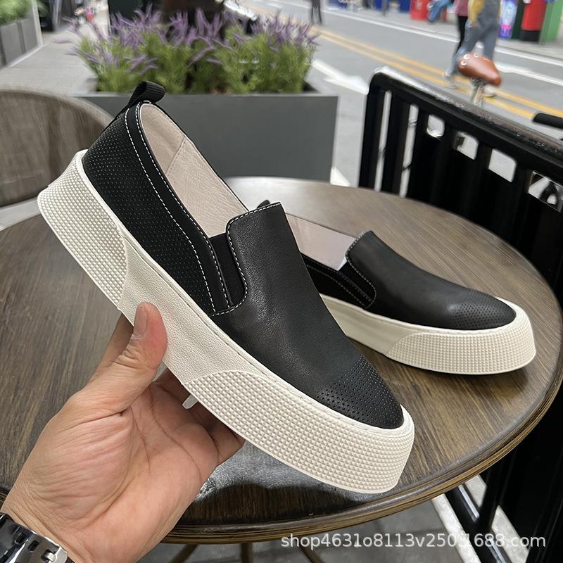 Lightweight men s comfortable business dress British style casual shoes men s loafers 38