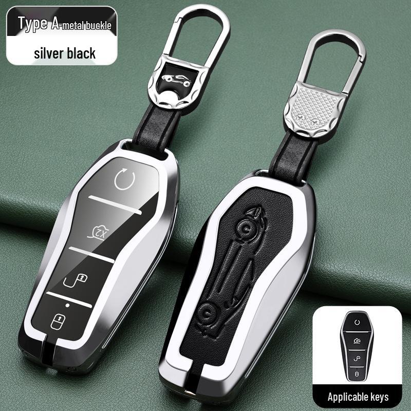 BYD Han, Tang DM, Qin PLUS, Song Pro/Max, Yuan Car Metal Key Case (2021 Model)