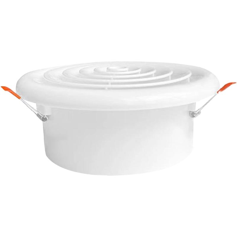 

Easy Installation Round Ceiling Vent Rotatable Louver Soffit Vent with Insect Screen for Living Spaces Kitchen Bathroom No. 14