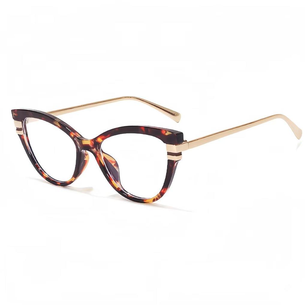 Chic Cat-Eye Women's Anti-Blue Light Fashion Eyeglasses for Daily Wear