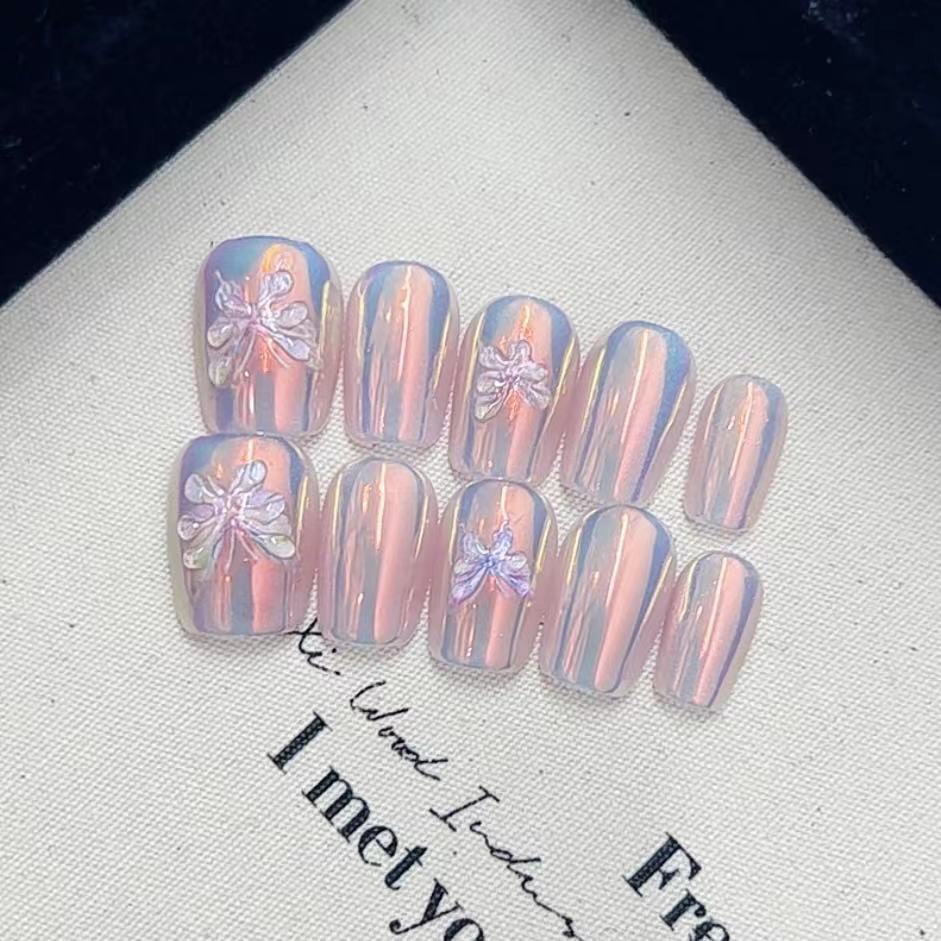 

Чисто ручная работа Фототерапия Носитель Ручная работа Лунный свет Кошачий глаз Готовый продукт Многоразовый Патч для нейл-арта Medium m