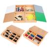 Jucărie Matematică Aritmetică cu Mărgele Montessori Cutie cu Bețișoare Negru/Gri/Colorate Materiale Didactice pentru Învățarea Operațiilor Matematice
