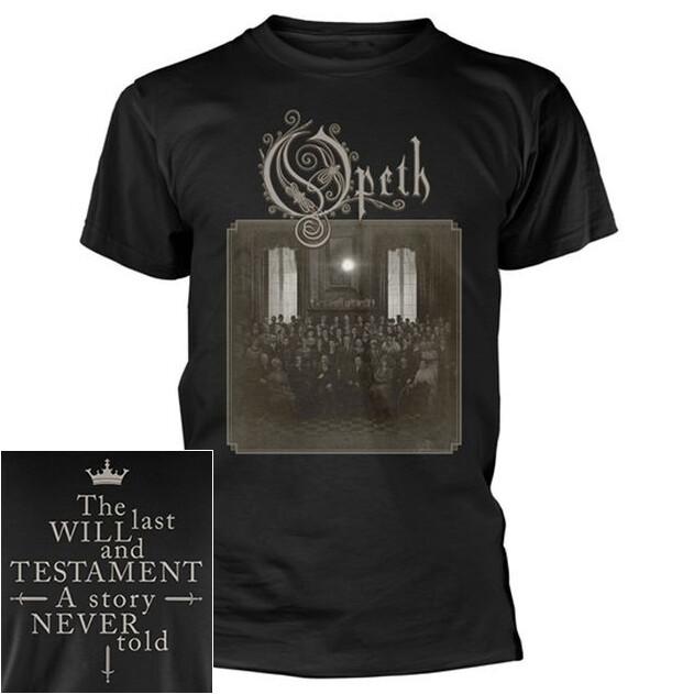 26 Opeth Последняя воля и завещание Футболка S -3XL Футболка Официальная футболка группы Унисекс Футболка XXXXL