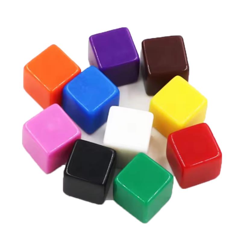 10PCS Blank Dice 16MM Counting Cubes Learning Resources Ideal for Sorting, Counting, Classrooms, DIY Fun Teaching Supplies