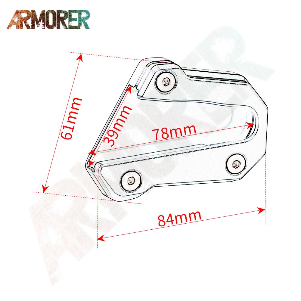 2023 For Honda Goldwing 1800 2022 Gl1800 Kickstand Side Stand Extension Enlarger Pad Motorcycle Accessories