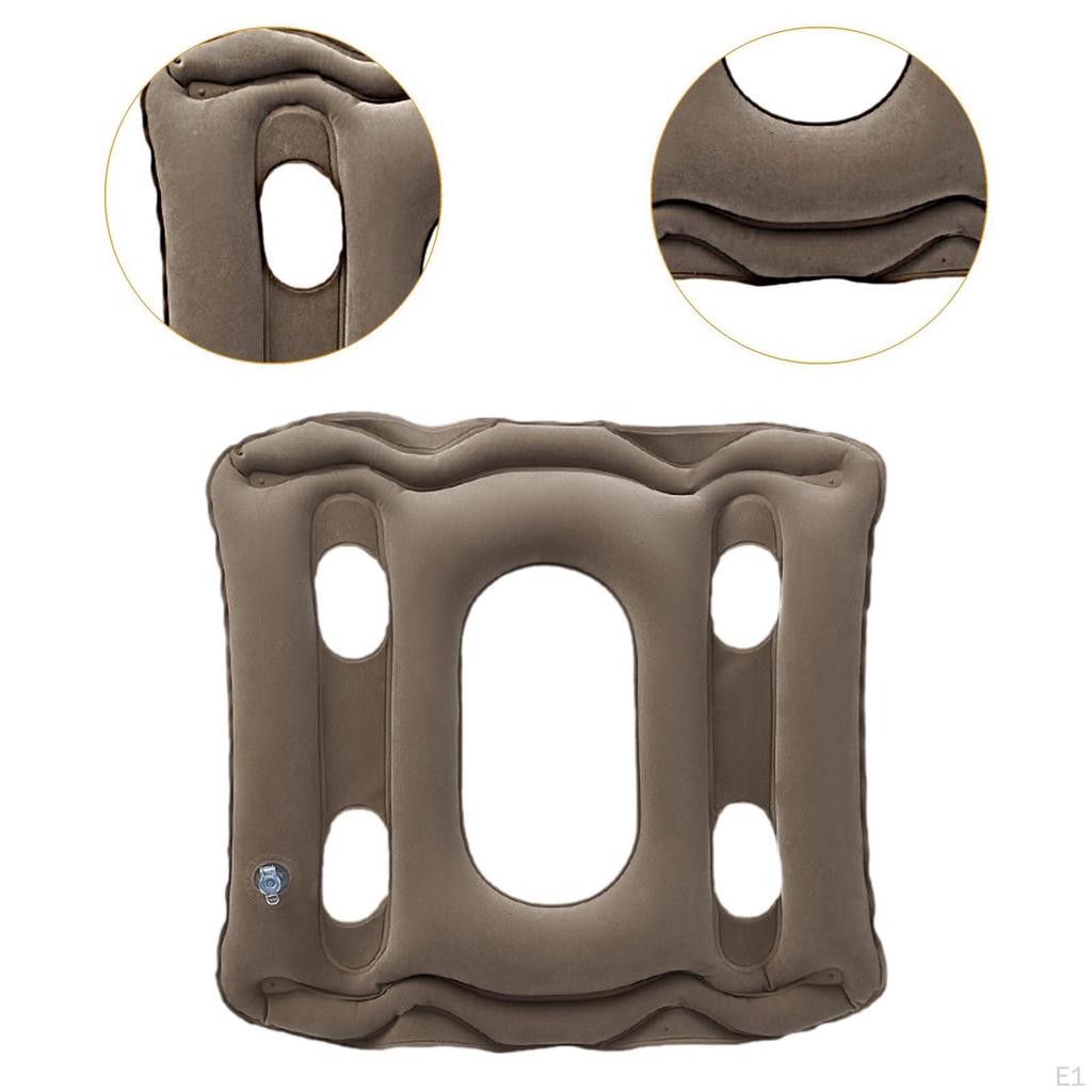 Inflatable Donut Cushion Innovative Lightweight Portable Seat Pad for Stadium Postpartum Camping