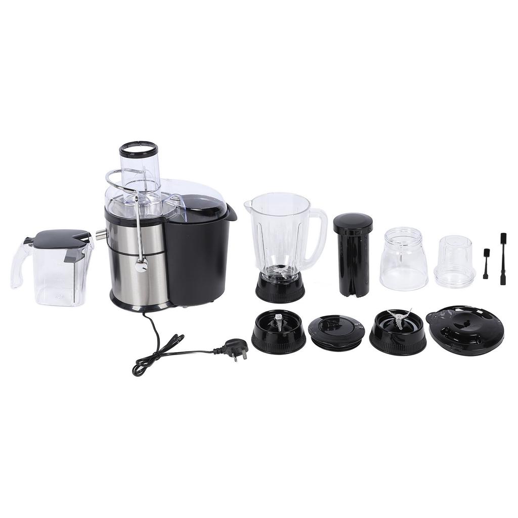 Juicer Machine 4 In 1 800W 3in Feed Chute Blender Pomace Juice Separator Centrifugal Juice