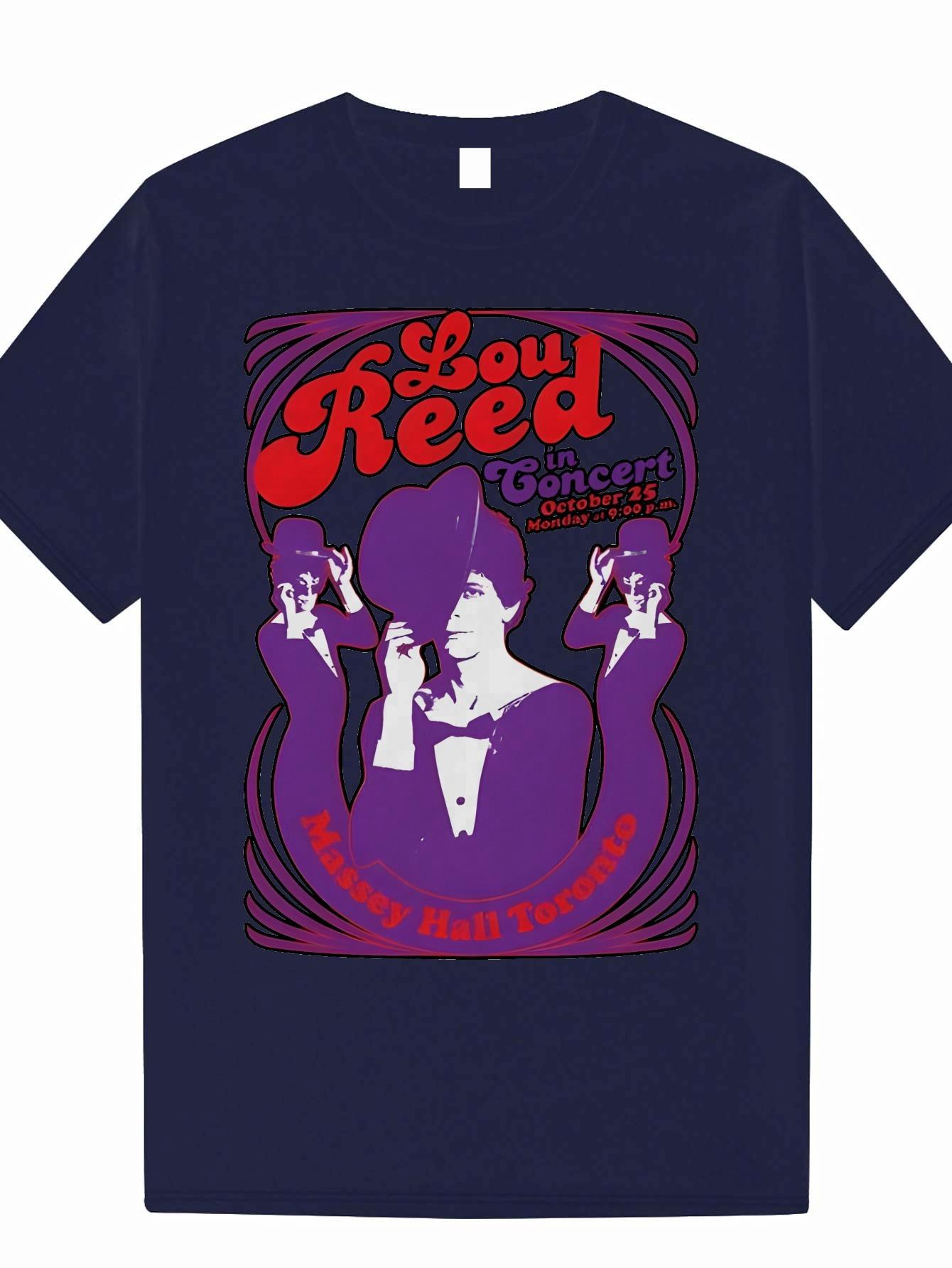 

Concert Pattern Printed T-shirt Men s Fashion Casual Wear Short Sleeves Loose and Comfortable T-shirt Daily Men s Clothing S