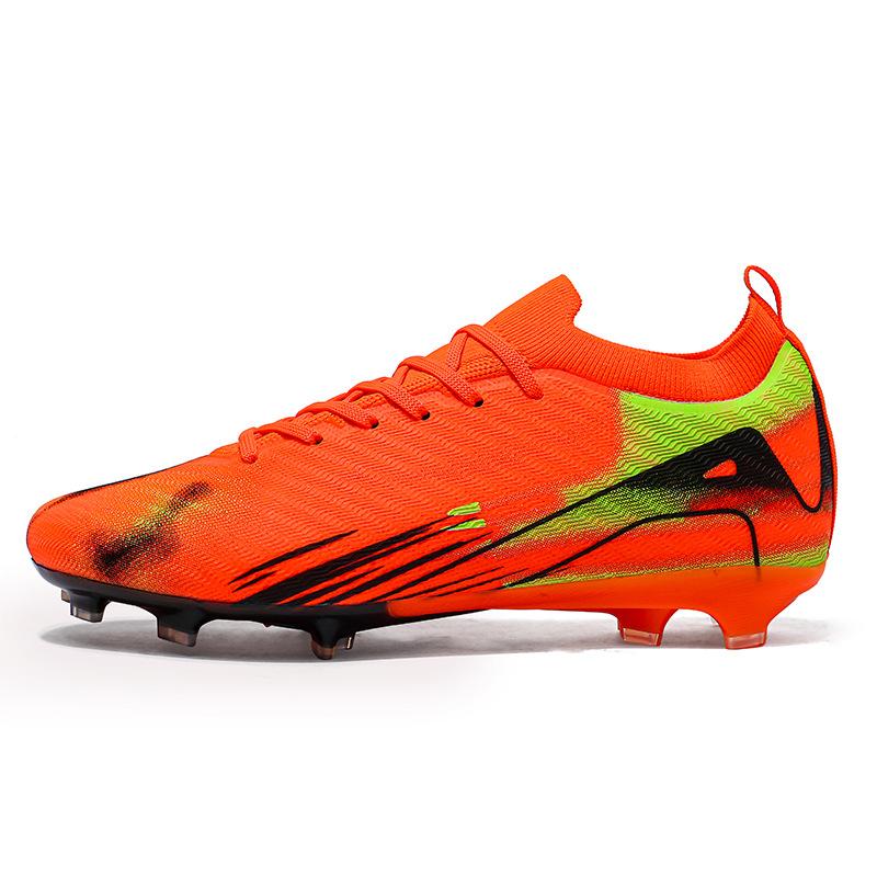 New youth football shoes men's and women's long spikes low-top football