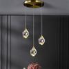 Deckenleuchte Heimdekoration Wohnzimmer Moderner Deckenleuchter Kristall Hängeleuchte Schlafzimmerlampe LED Esszimmer Küche