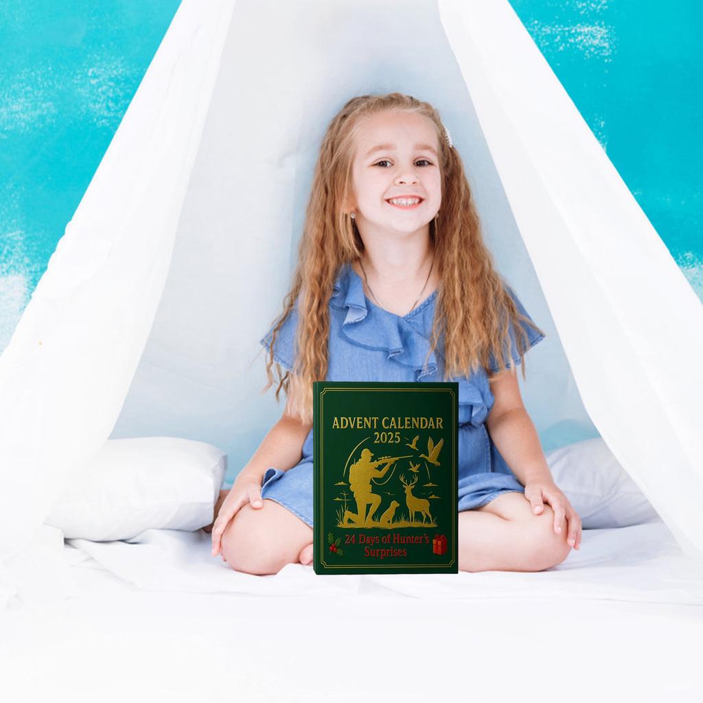 2D Plane+airplane Box +24PC+ Fitness Decoration Advent Christmas Countdown Box Calendar