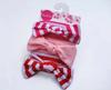European & American Kids' Rabbit Ears Headband Set: 3-Piece Infant Bow Hair Accessories for Boys & Girls