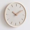 Moderne minimalistische japanische Stil Holz Wanduhr Wohnzimmer Dekor Uhren Stiller Lauf Echtholz HClockome Dekor