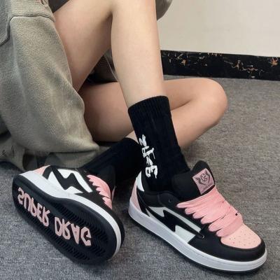 Guochao Ins Wind Skateboard Shoes Men's New German Training Shoes Platform Bread Shoes
