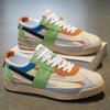Breathable Color Block Casual Mens Daily Comfortable Fashion Low Top Sneakers