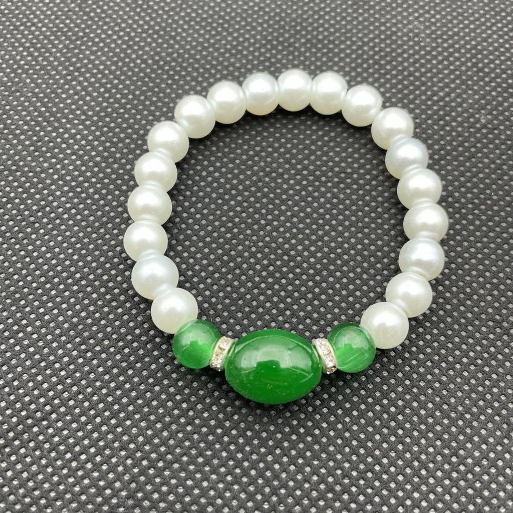 Natural White Hetian Jade Bead Bracelet Necklace: Unisex Buddhist Rosary In Welfare Style