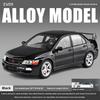 Simulation 1/24 Scale Mitsubishi EV09 Street Version Alloy Car Model Collection Ornament Toy Vehicle Children Boy Gift Miniature