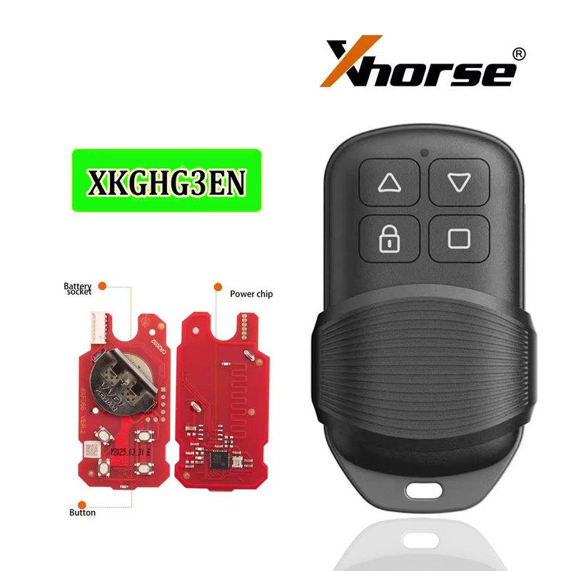 

Xhorse XKGHG3EN Universal Remote Key 2nd Generation Masker Style Garage Remote Key 4 Buttons for VVDI MINI English Version 5pcs