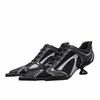 Sportlich lässige Schnürschuhe für Damen, Nische Spitzschuhe High Heels